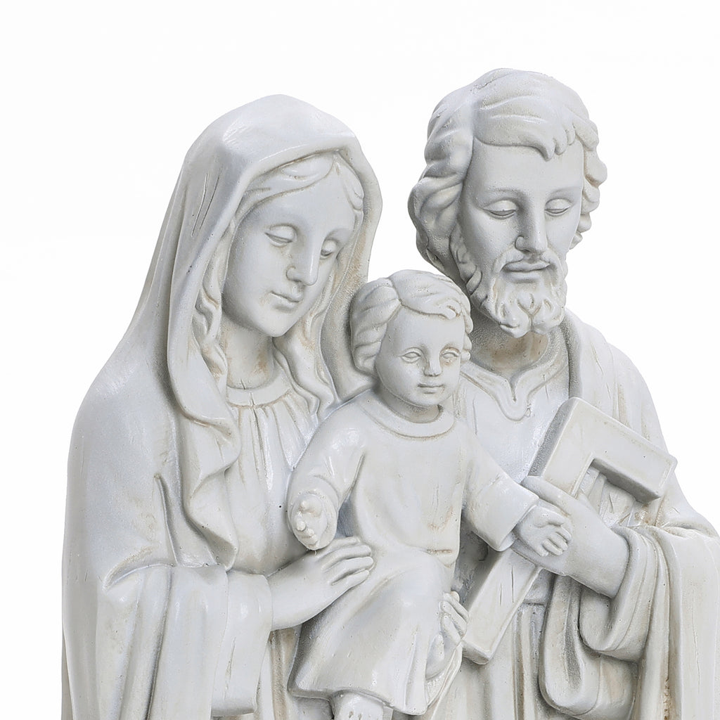 Off White Polyresin Holy Family 1.6-Feet Tall Statue