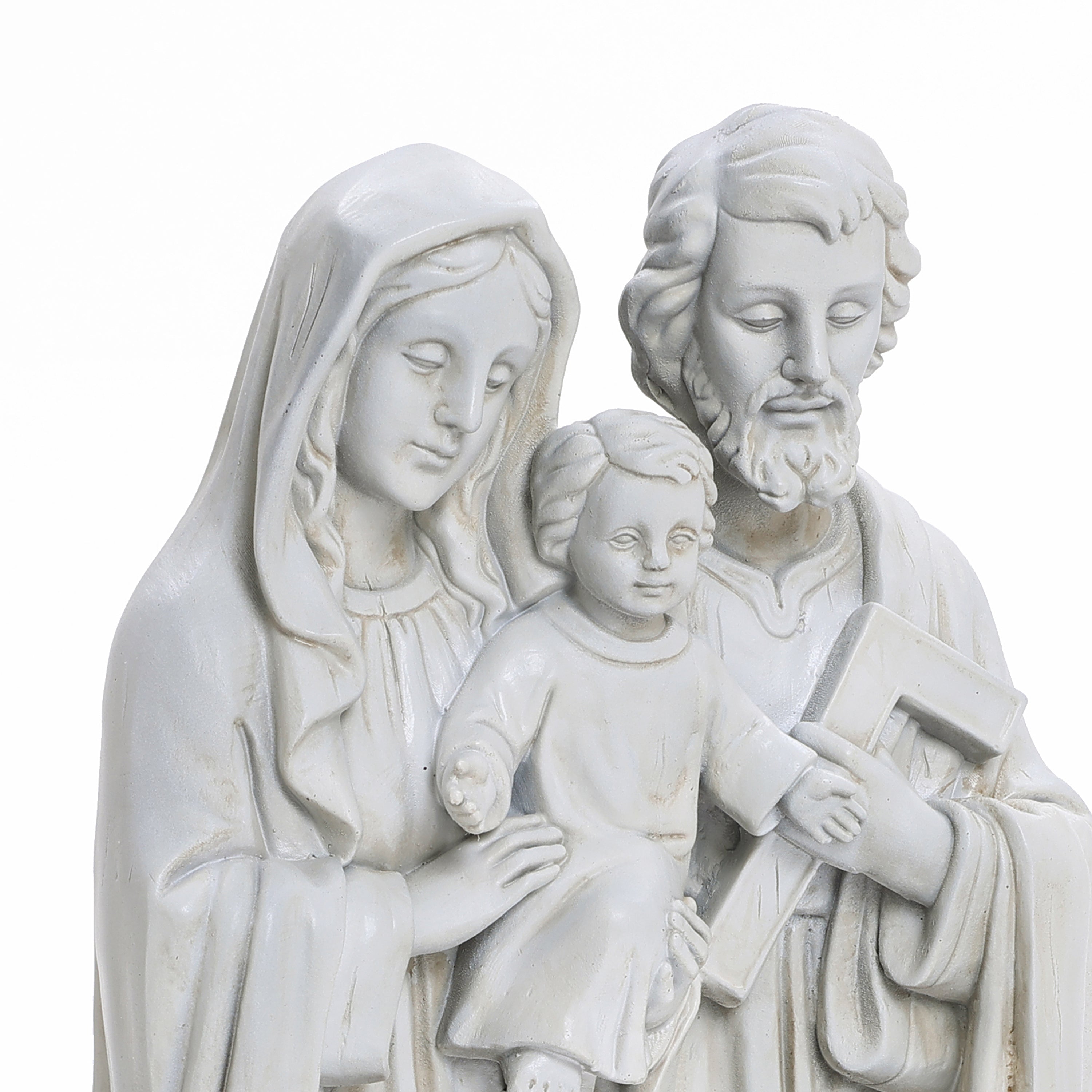 Off White Polyresin Holy Family 1.6-Feet Tall Statue