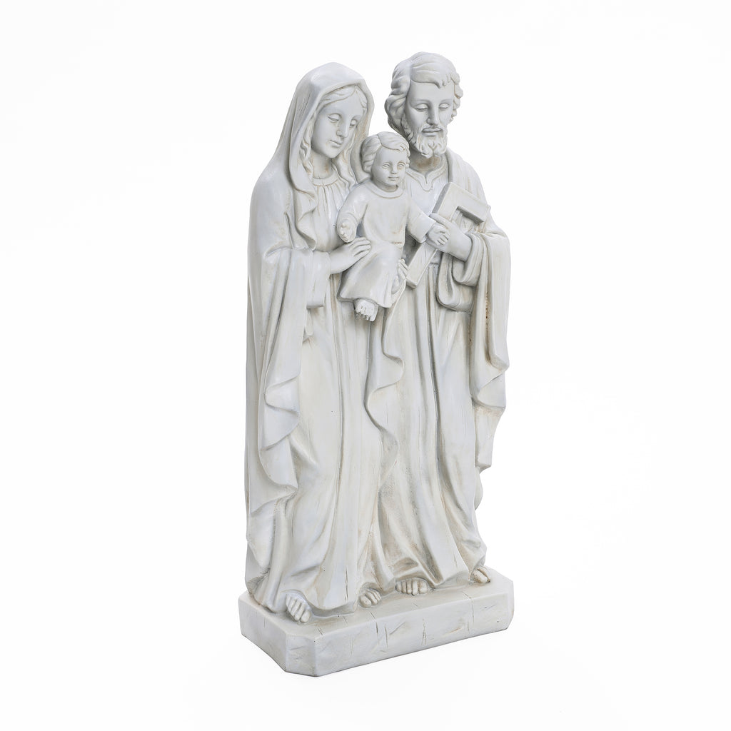Off White Polyresin Holy Family 1.6-Feet Tall Statue