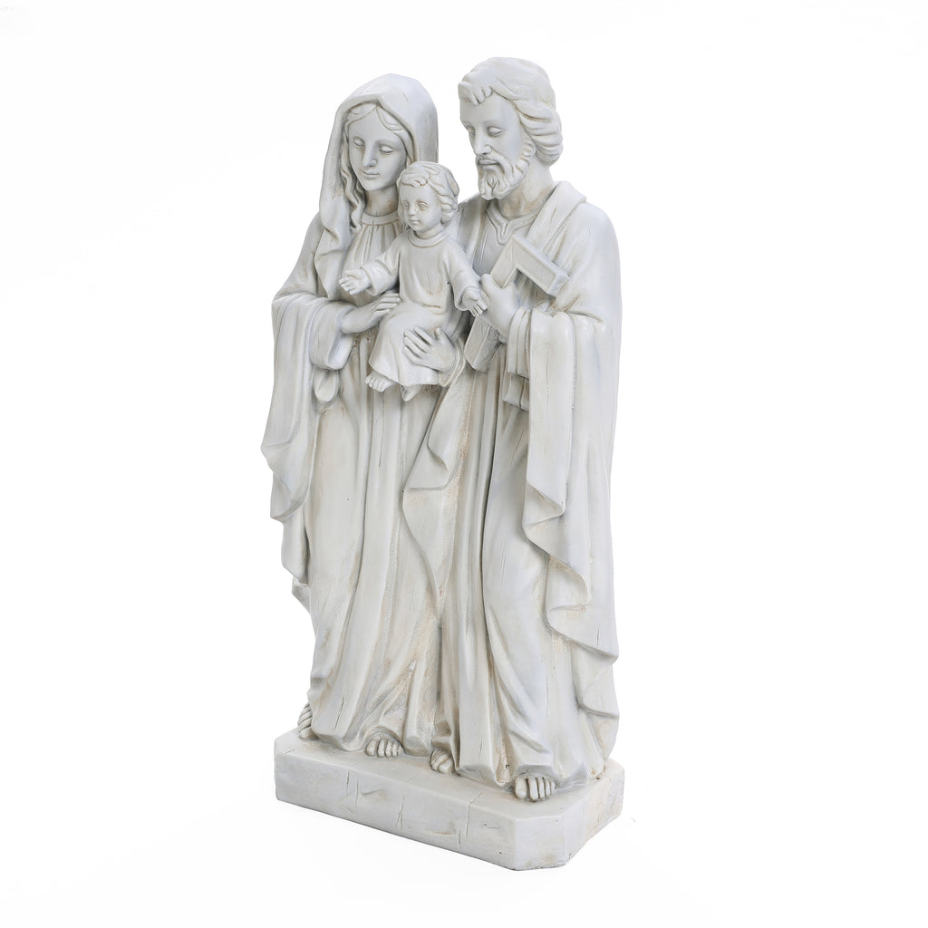Off White Polyresin Holy Family 1.6-Feet Tall Statue