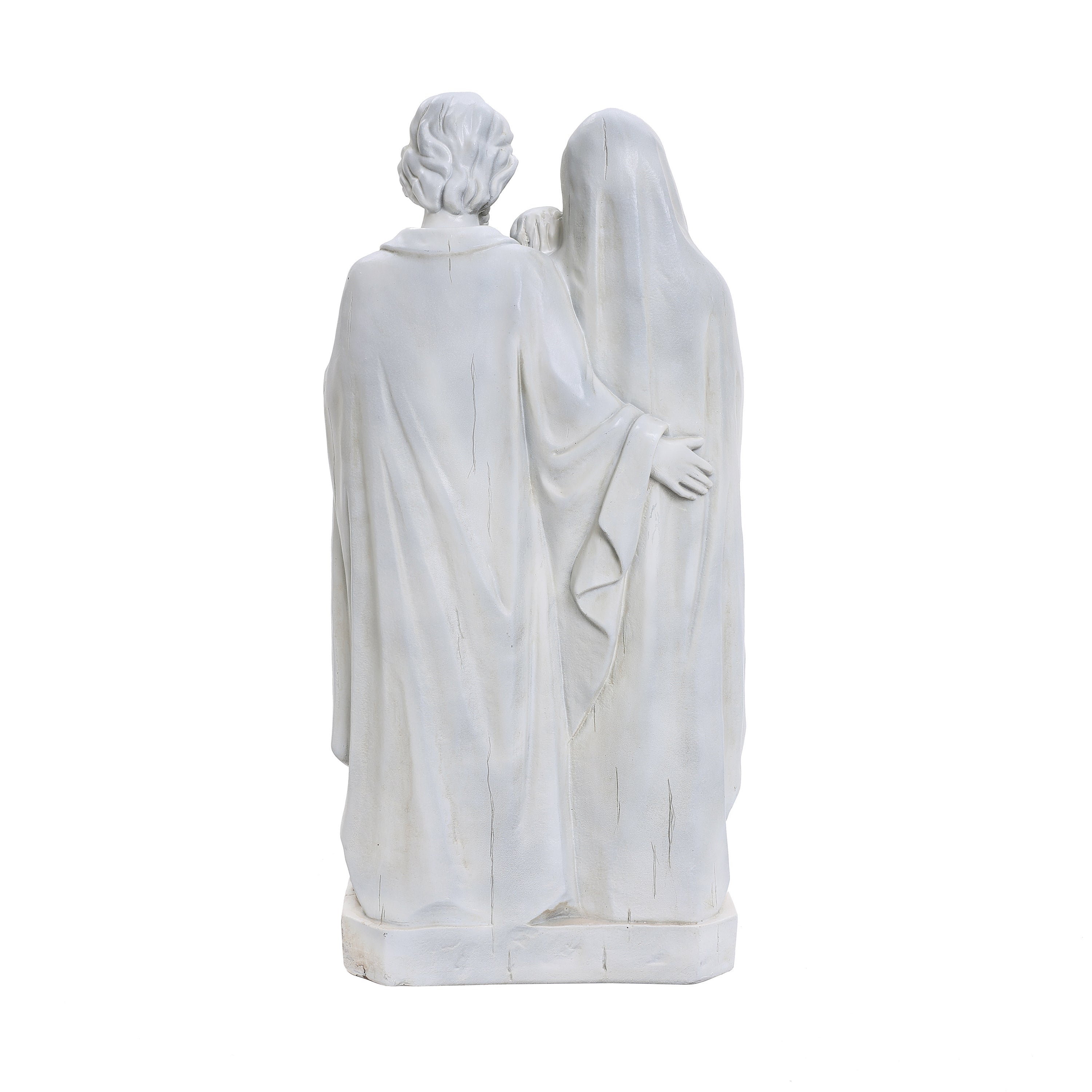 Off White Polyresin Holy Family 1.6-Feet Tall Statue