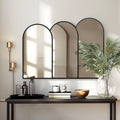 Triple Arch Framed Wall Mirror
