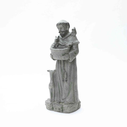 Saint Francis with Birdfeed Garden MgO Statue