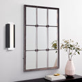 Metal Window Frame Wall Mirror