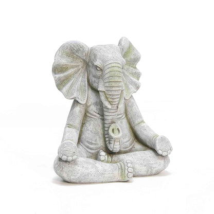 Quiet Moment Elephant MgO Garden Statue