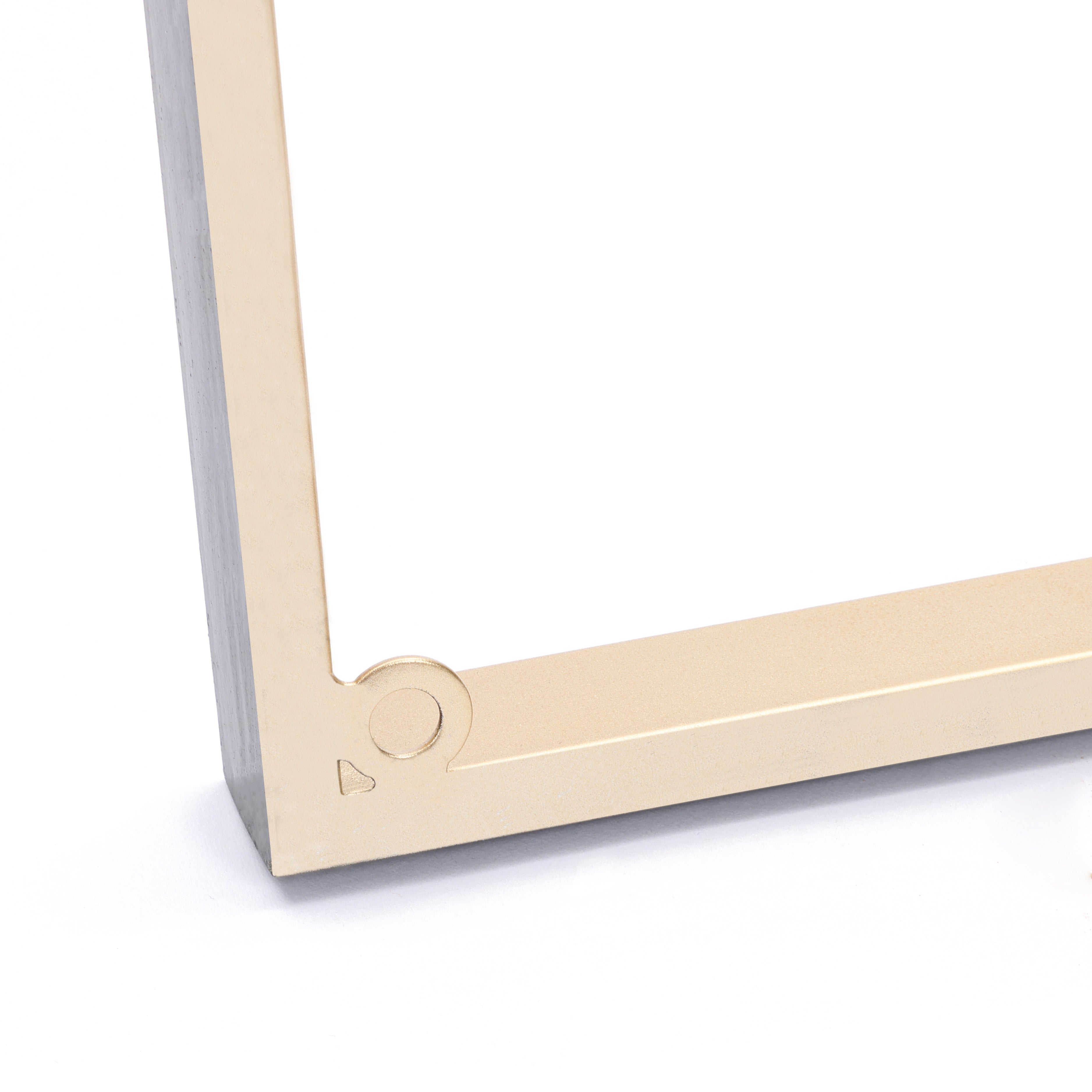 Luxury Abstract Metal Wall Art – Black & Gold Geometric Line Design