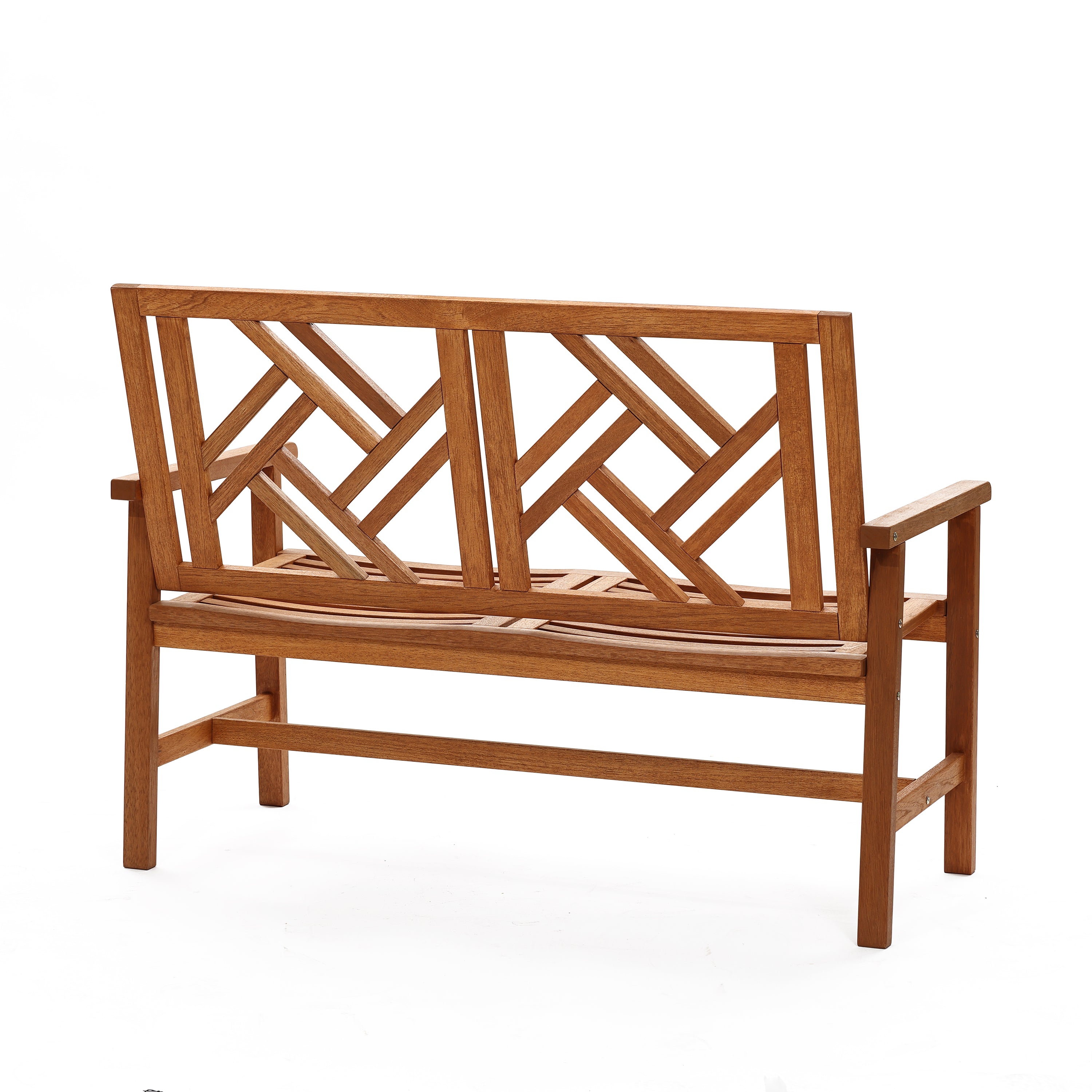 Carmel Solid Wood Outdoor Loveseat Park Bench