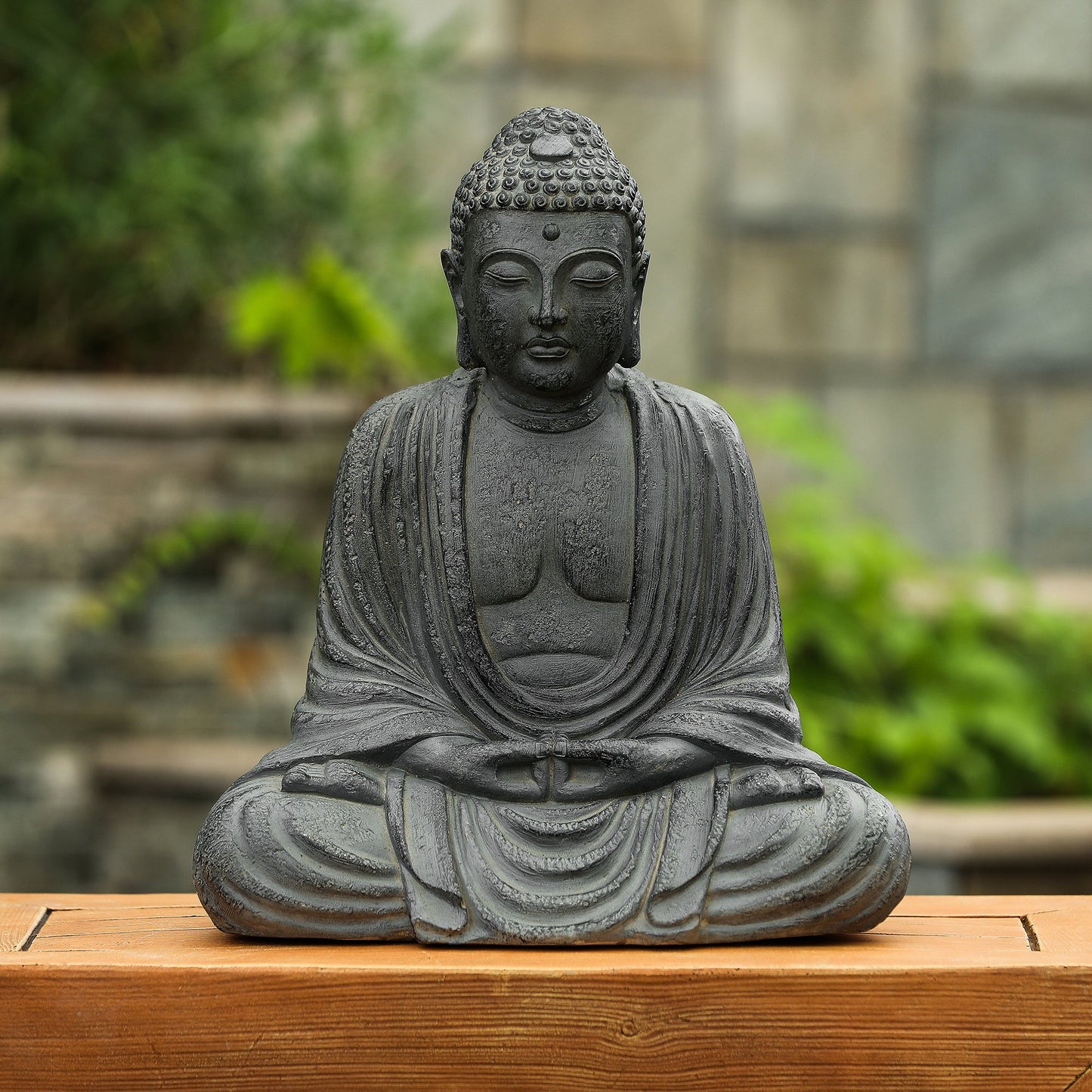 Serene Rest Buddha MgO Garden Statue