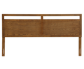 Farmhouse Double Panel Wood Headboard, King