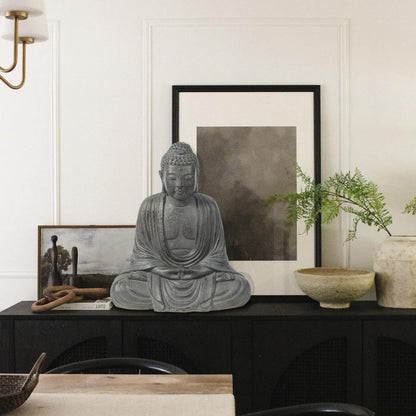 Serene Rest Buddha MgO Garden Statue