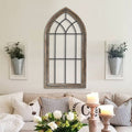 Wood and Metal Cathedral Wall Décor