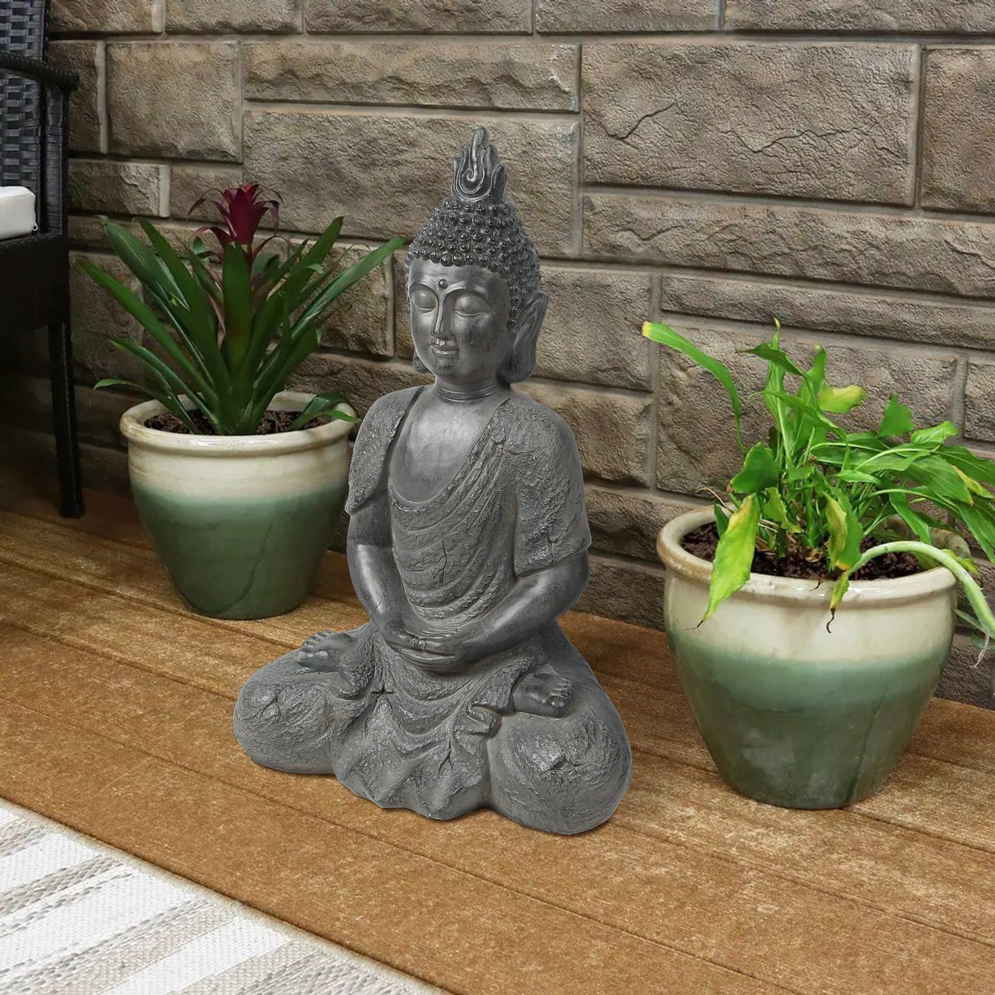 Moment of Calm Buddha MgO Garden Statue