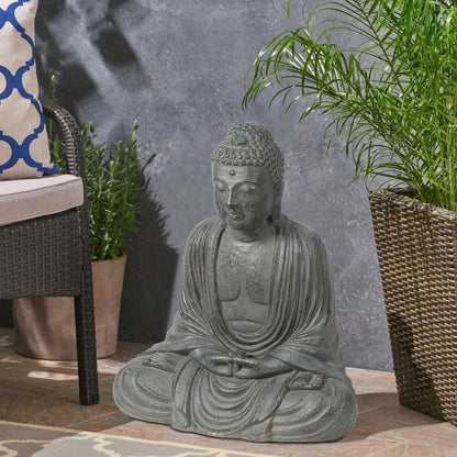 Serene Rest Buddha MgO Garden Statue