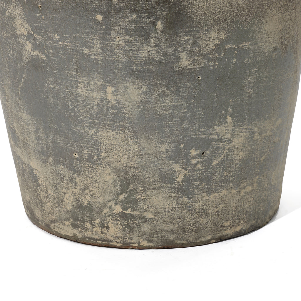 Vintage Farmhouse Brown Jug 15.35-Inch Tall Terracotta Vase
