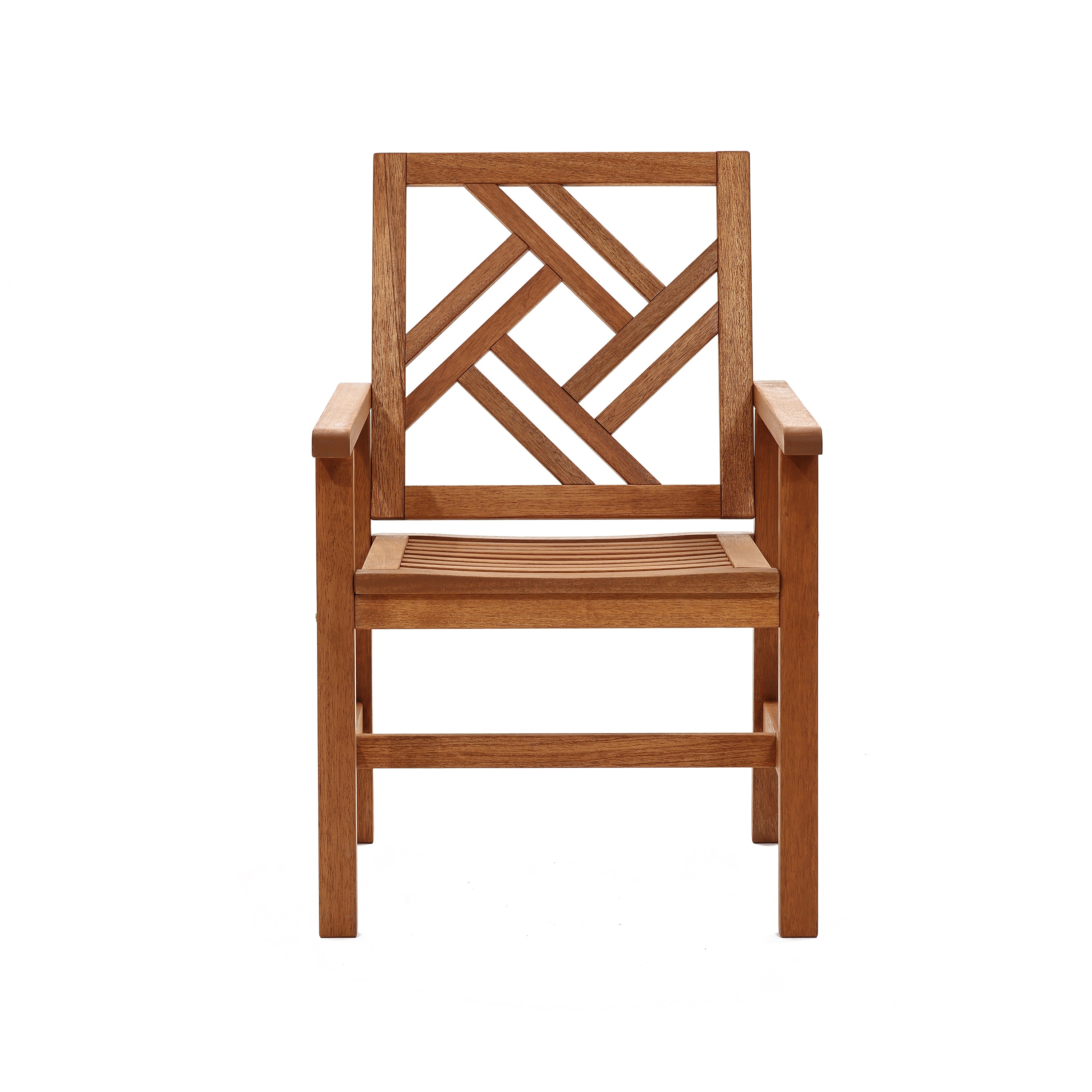 Carmel Solid Wood Outdoor Dining Chair, Set of 2