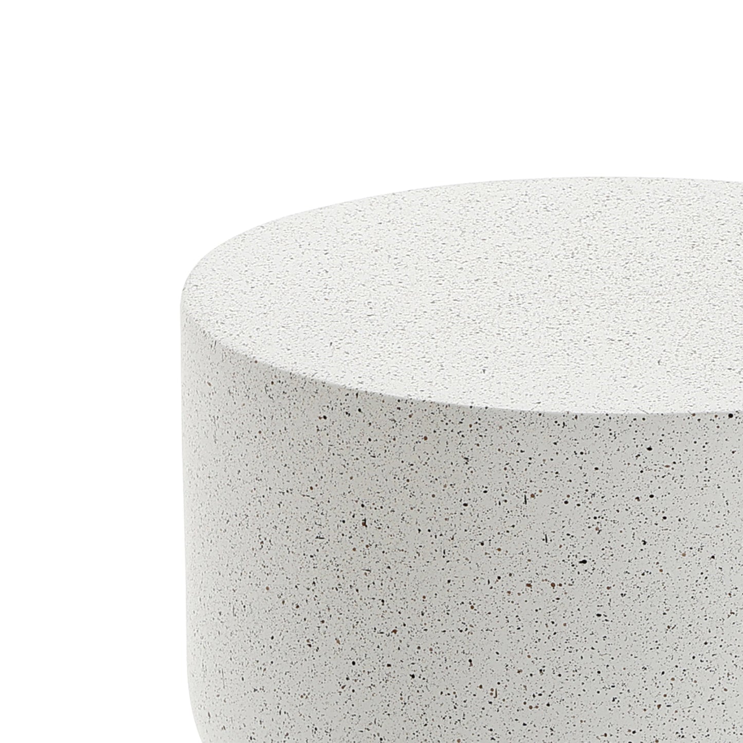 Rus323 Stool MgO Side Table, Gray