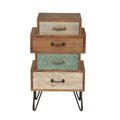 4-Drawer 33.5" H x 18.9" W Wood Accent Chest