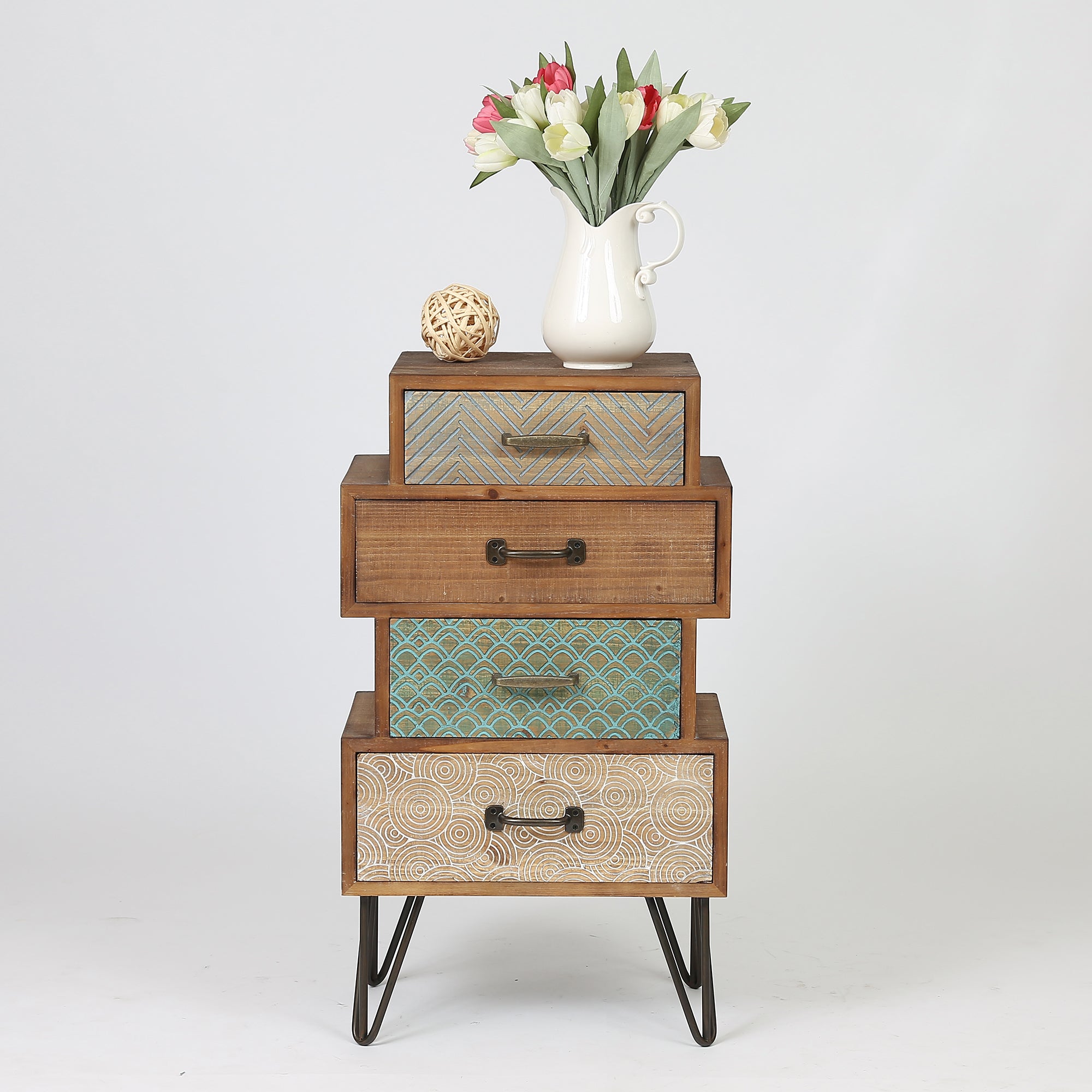 LangfordHome CHIC  Drawer Cabinet End Table