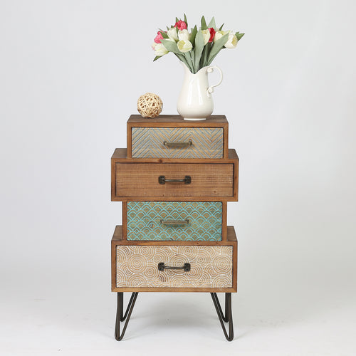 LangfordHome CHIC  Drawer Cabinet End Table