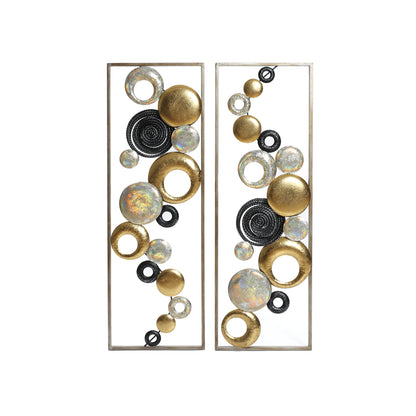 2-Piece Orbis Metal Wall Art Set, 36"