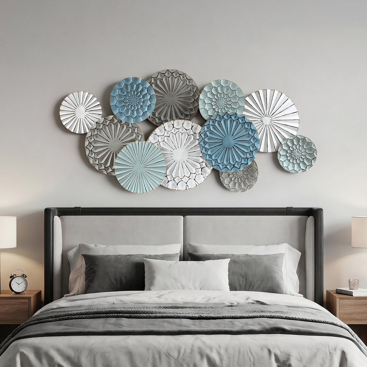 Abstract Eclipse Metal Wall Art, 48"