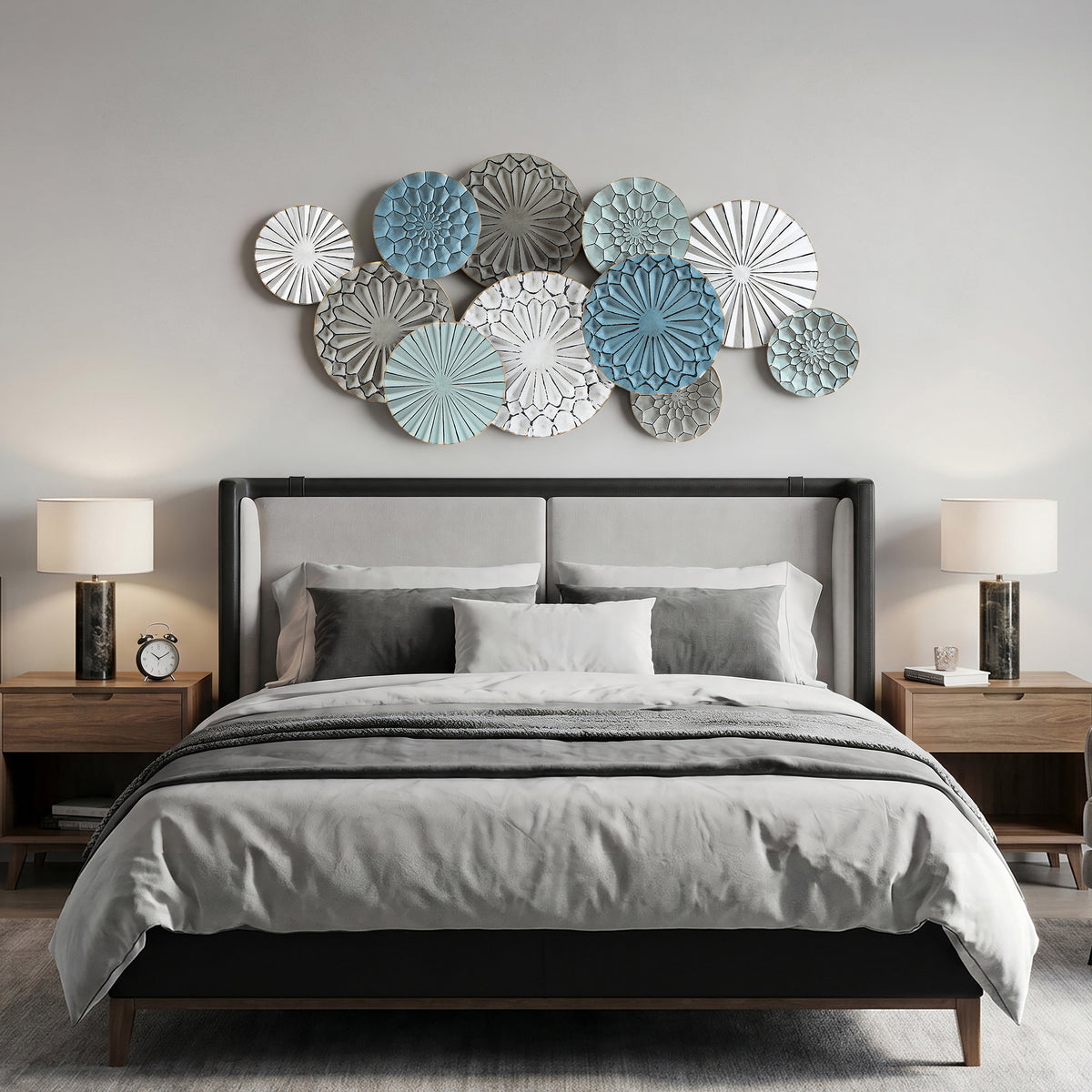 Abstract Eclipse Metal Wall Art, 48"