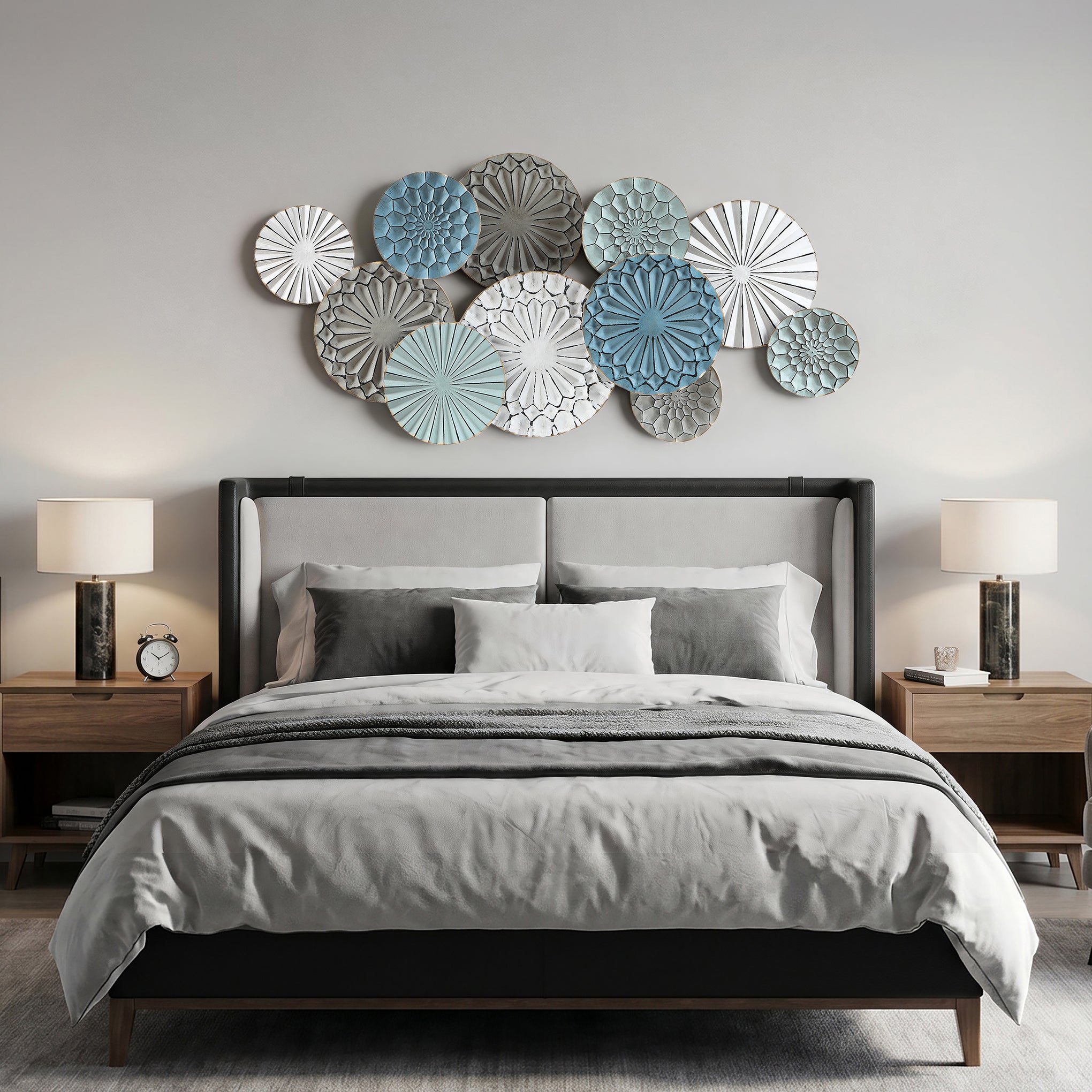 Abstract Eclipse Metal Wall Art, 48"