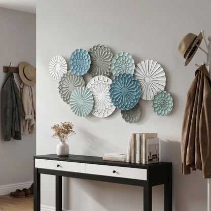 Abstract Eclipse Metal Wall Art, 48"