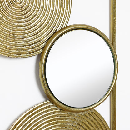 2-Piece Halo Mirrored Wall Art Set, 35.5"