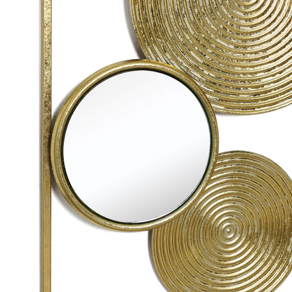 2-Piece Halo Mirrored Wall Art Set, 35.5"