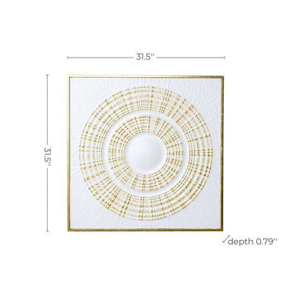 Radiant Metal Wall Art, 31.5"