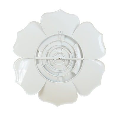 Bloom Metal Wall Art, White Gold, 25"