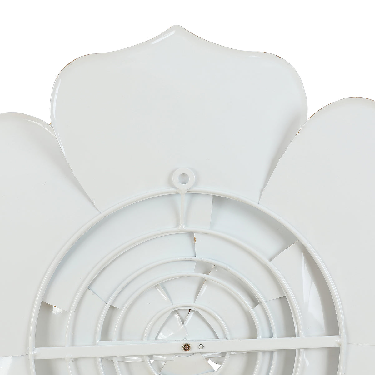 Bloom Metal Wall Art, White Gold, 25"