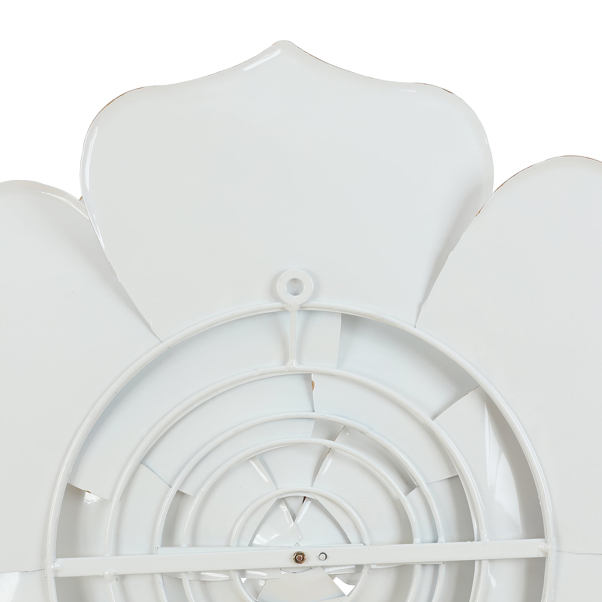 Bloom Metal Wall Art, White Gold, 25"