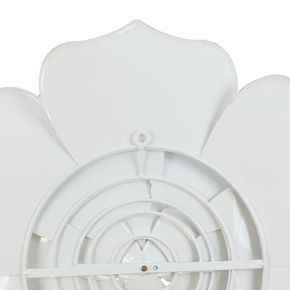 Bloom Metal Wall Art, White Gold, 25"