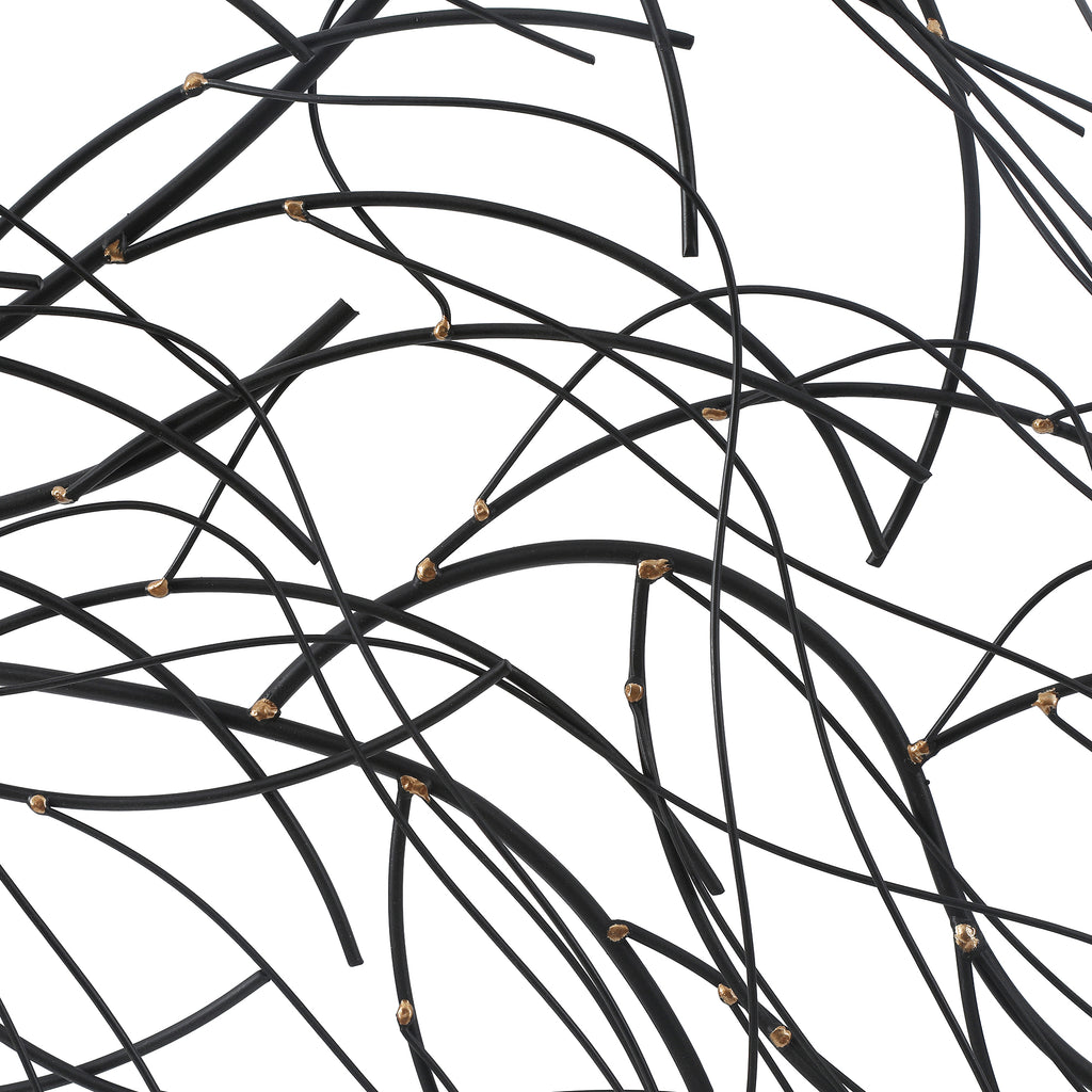 Large Wall Art, Abstract Windy Tree Metal Art Wall Decor
