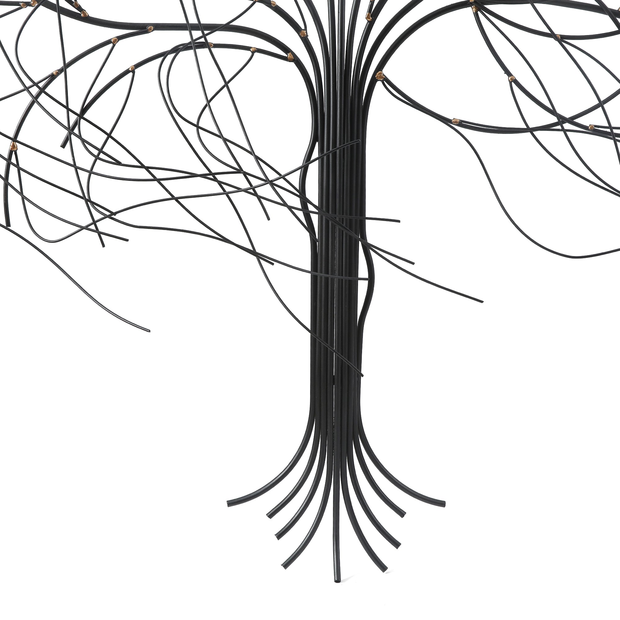 Large Wall Art, Abstract Windy Tree Metal Art Wall Decor