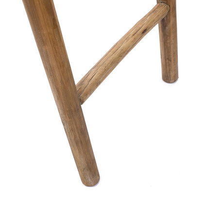 6-Tier Leaning Wood Blanket Towel Ladder Rack, Fir, 74"