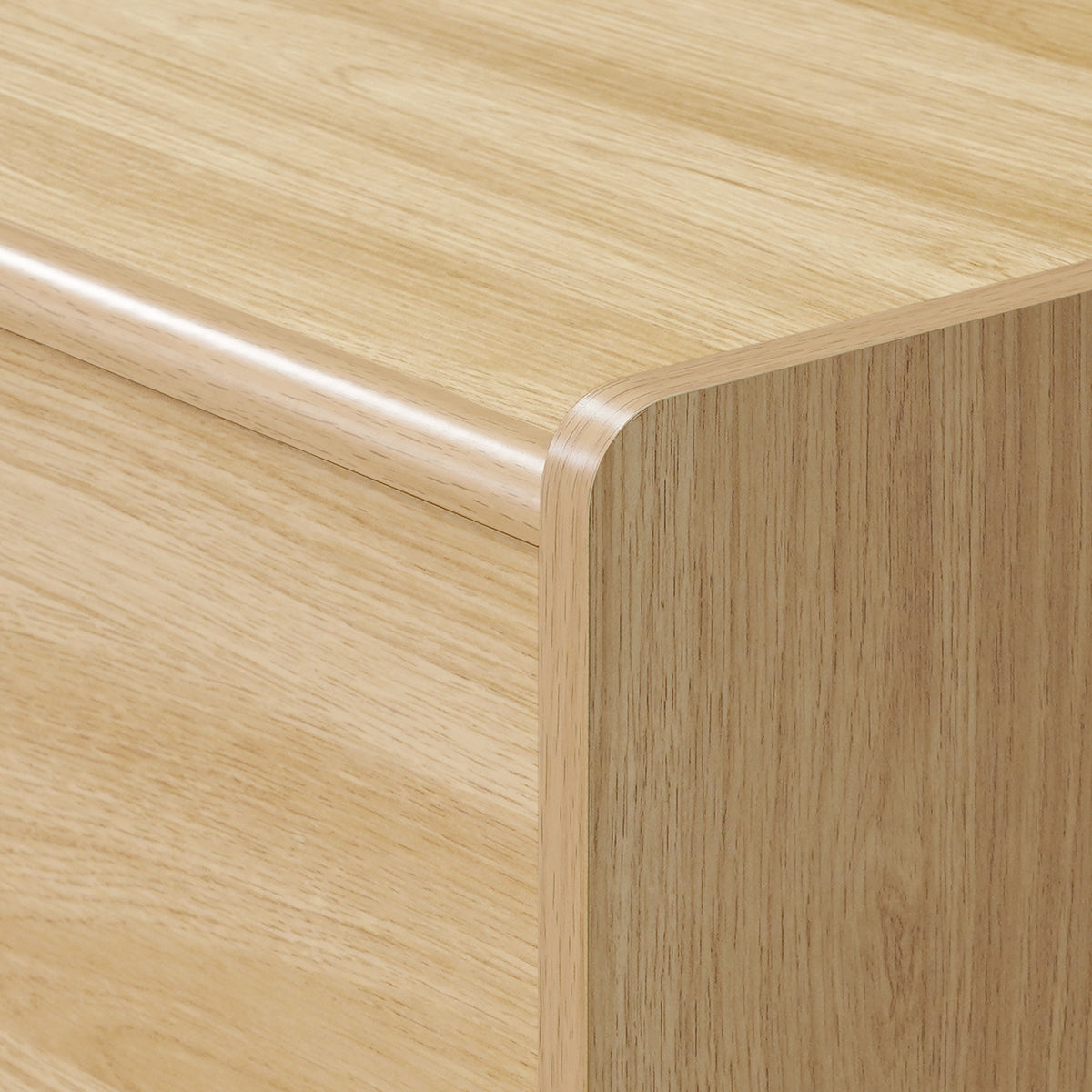 Malu Low-Profile Wood Media TV Console, Natural, 69"