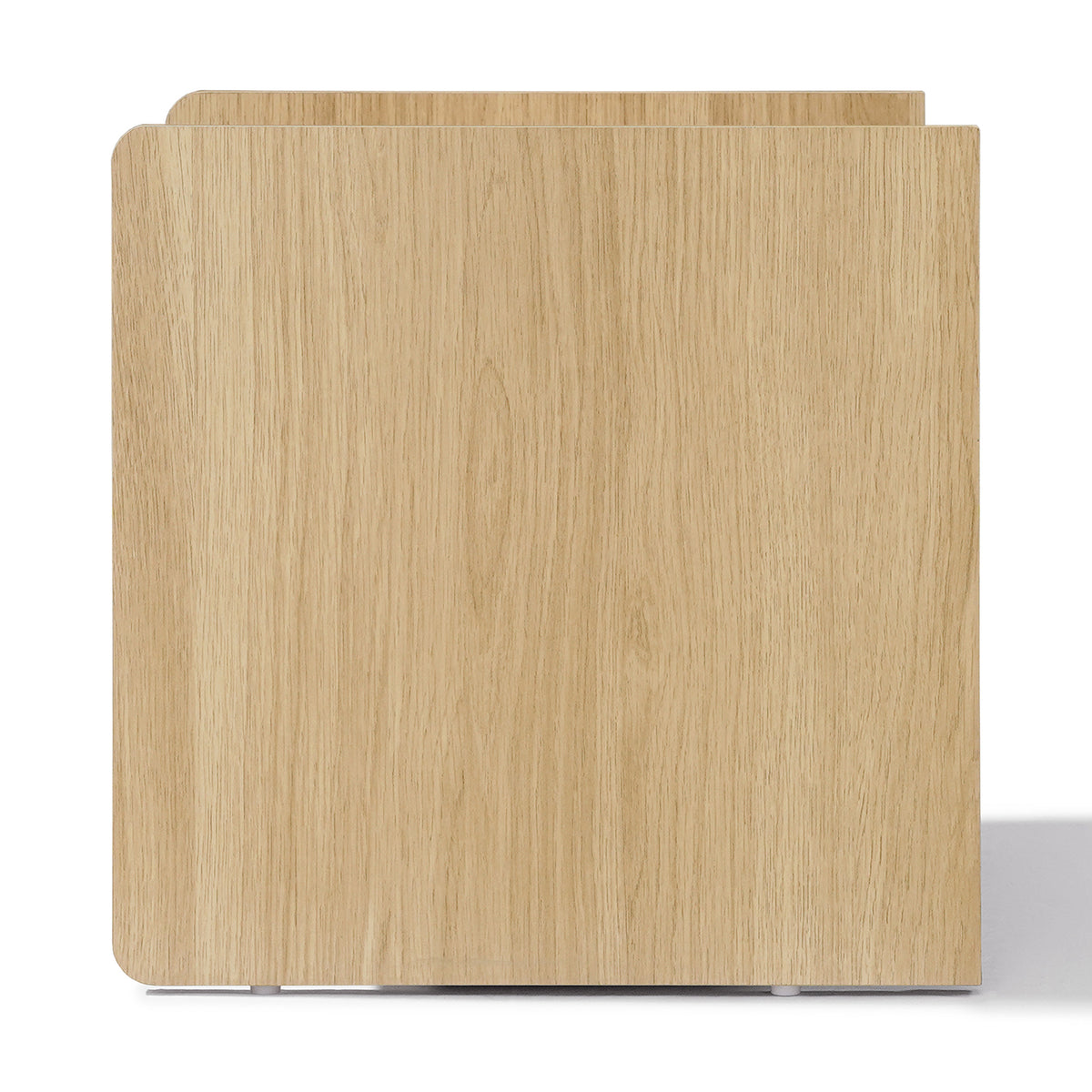 1-Drawer Wood Bedside Nightstand Table, Hazel Oak, 19"