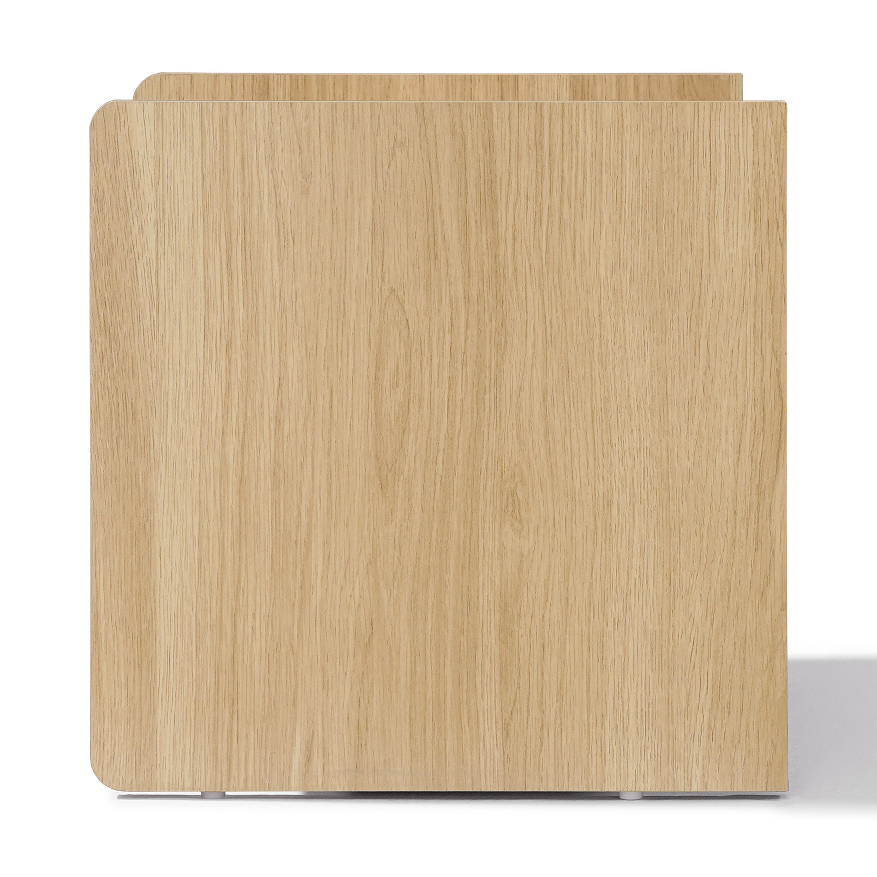 20" Nightstand with Storage, Hazel Oak Finish End Table