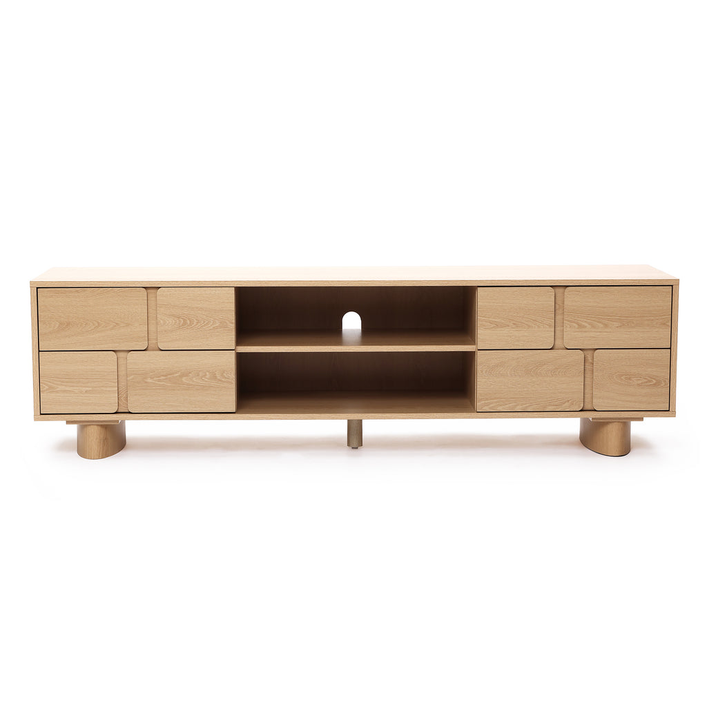 Zendic Wood TV Console, 63"