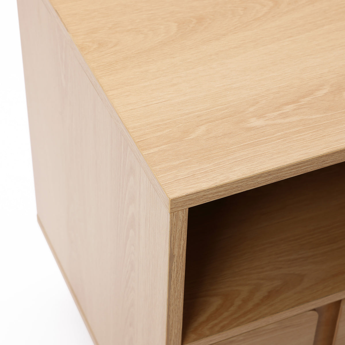 Malu 1-Drawer Wood Bedside Nightstand, Natural, 20"