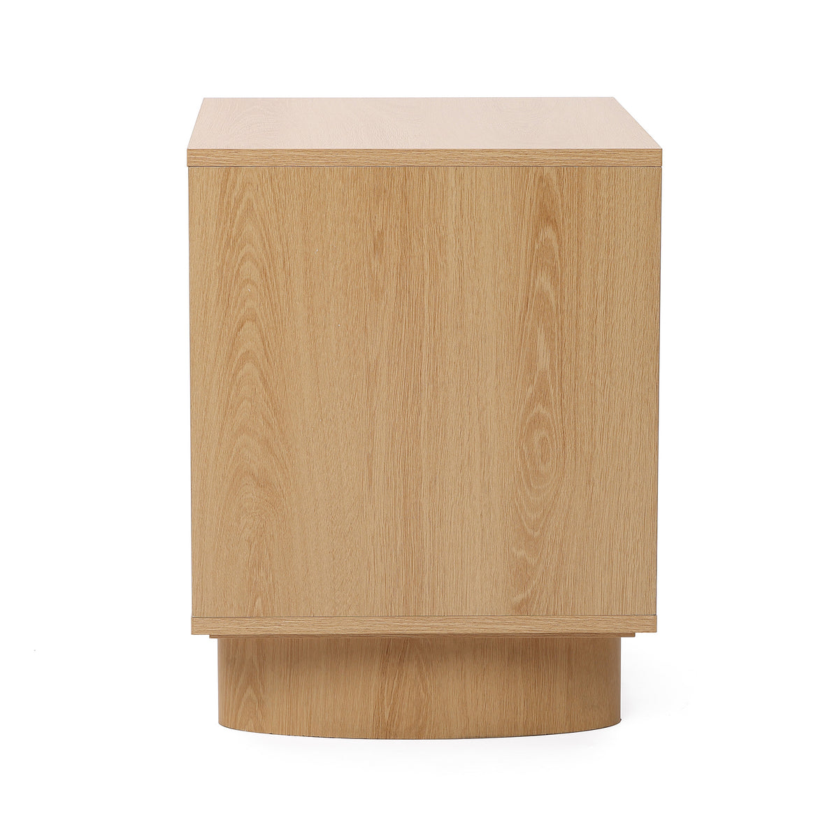 Malu 1-Drawer Wood Bedside Nightstand, Natural, 20"