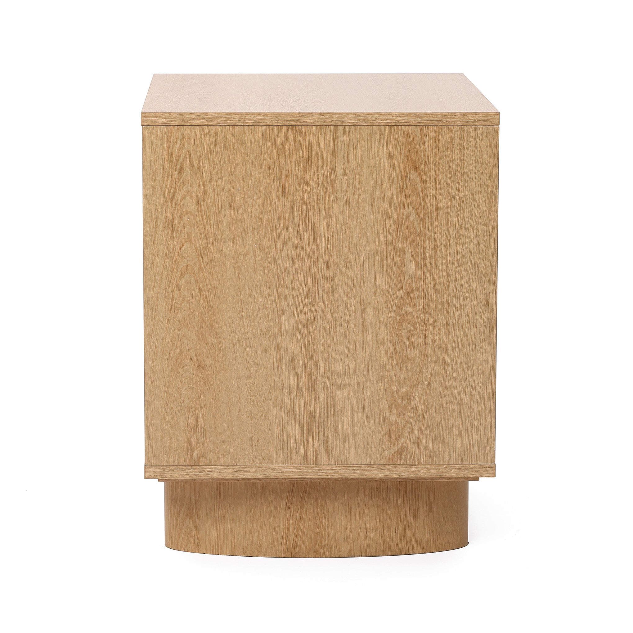 20" Nightstand with Storage, Blonde Birch Finish End Table