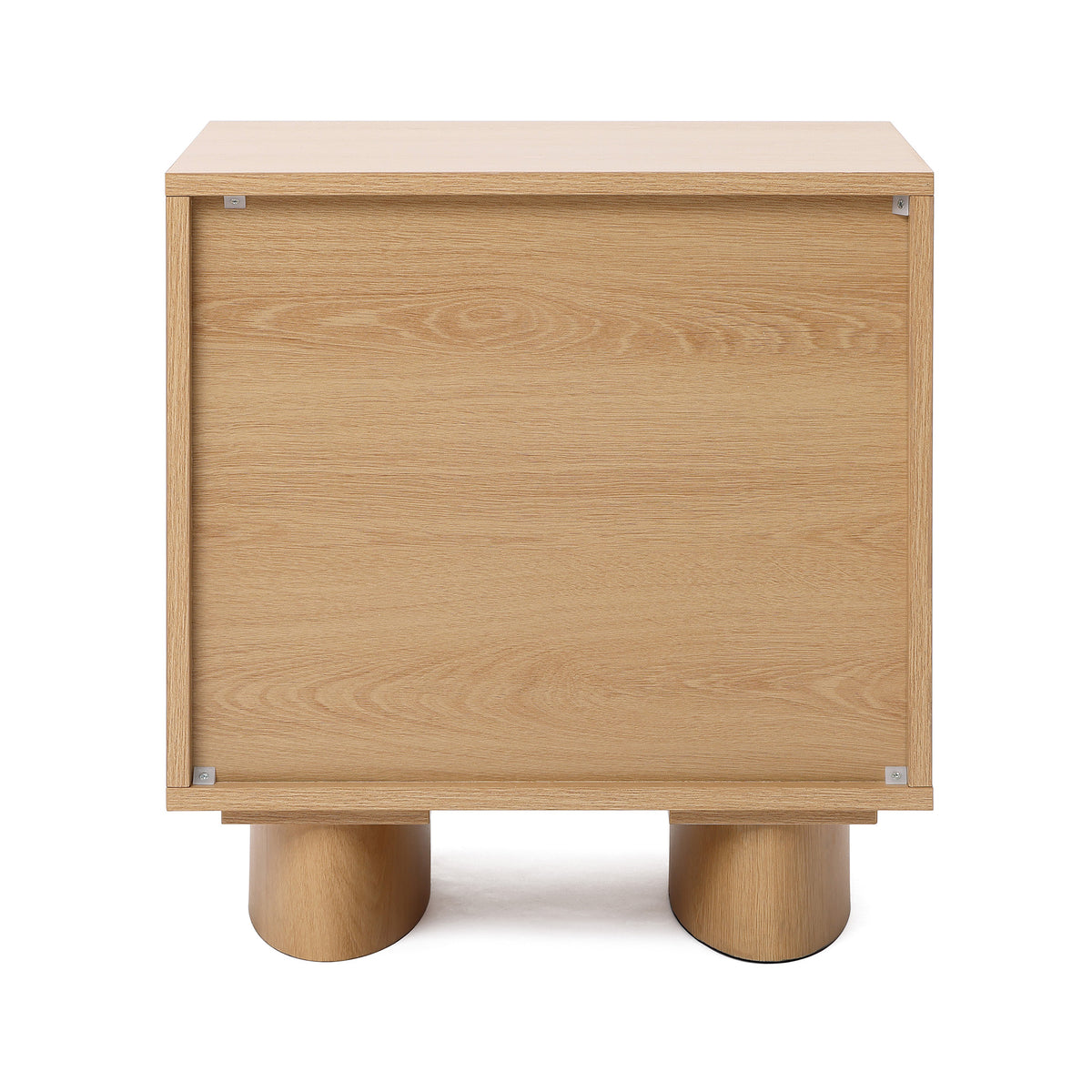 Malu 1-Drawer Wood Bedside Nightstand, Natural, 20"