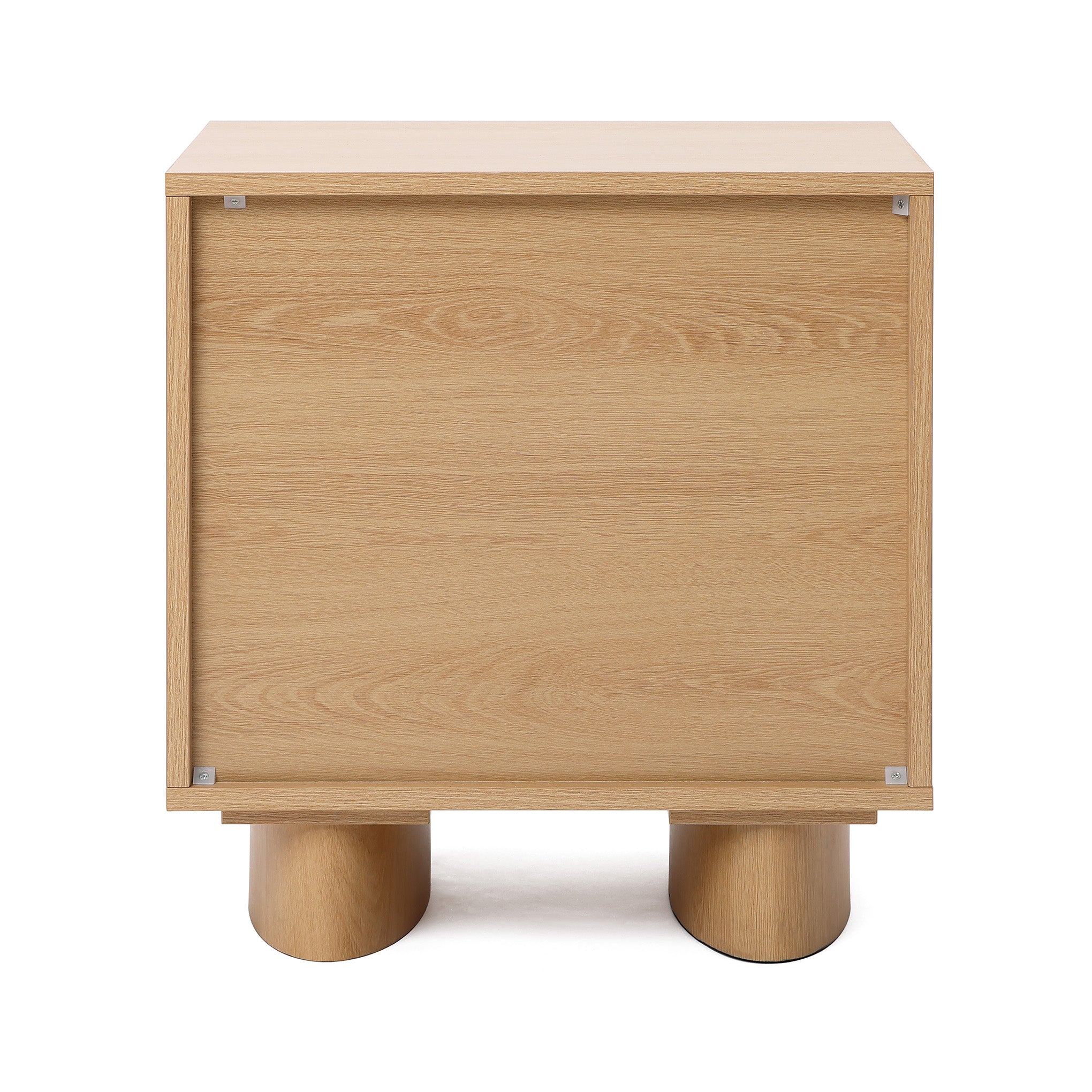 20" Nightstand with Storage, Blonde Birch Finish End Table