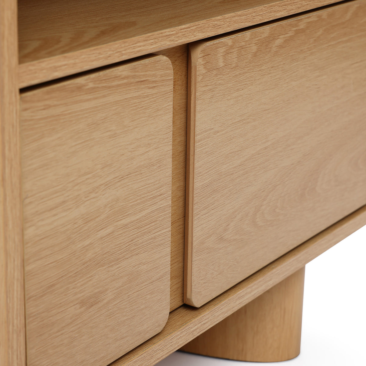 Malu 1-Drawer Wood Bedside Nightstand, Natural, 20"