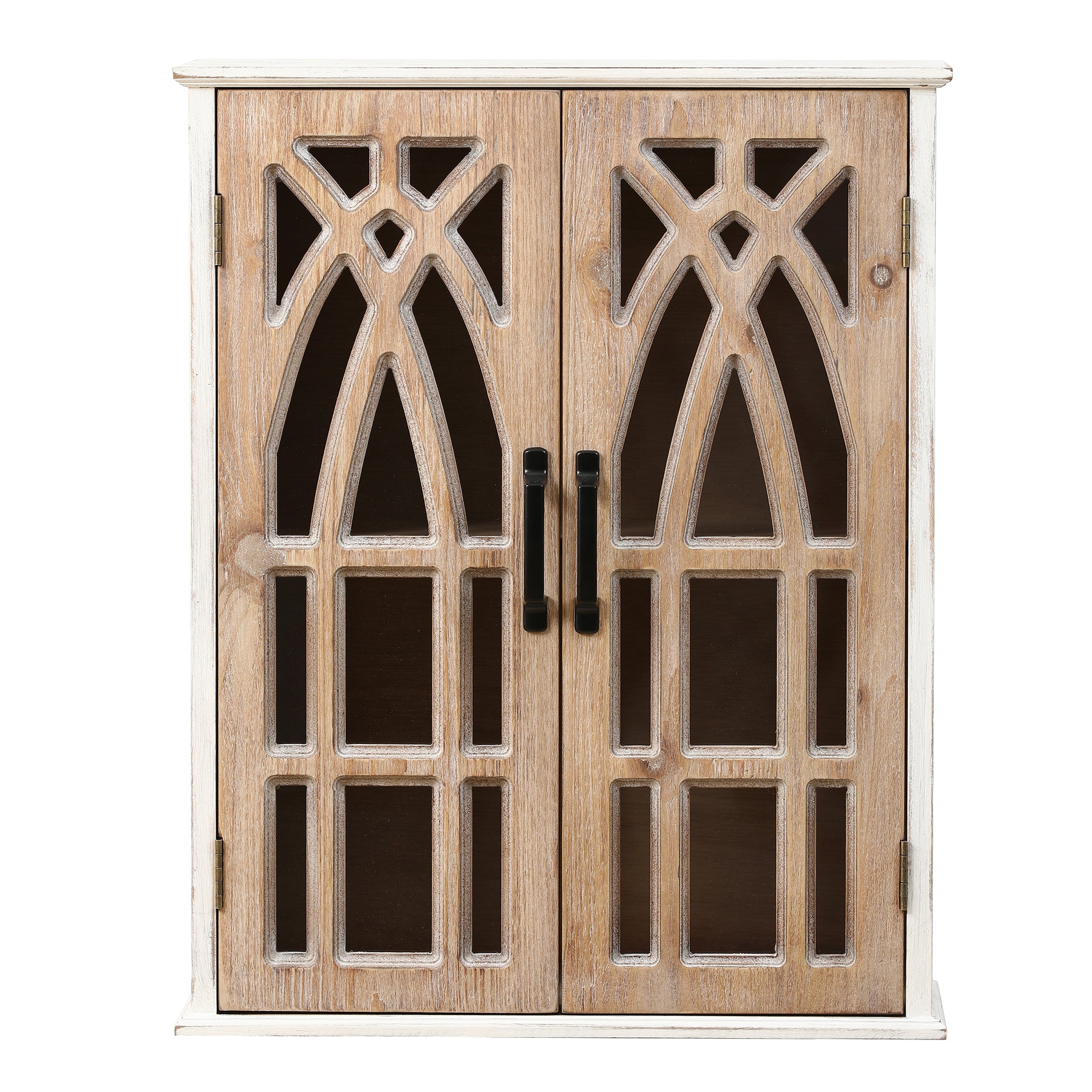 2-Door Tracey Wood Wall Storage Cabinet, 31"