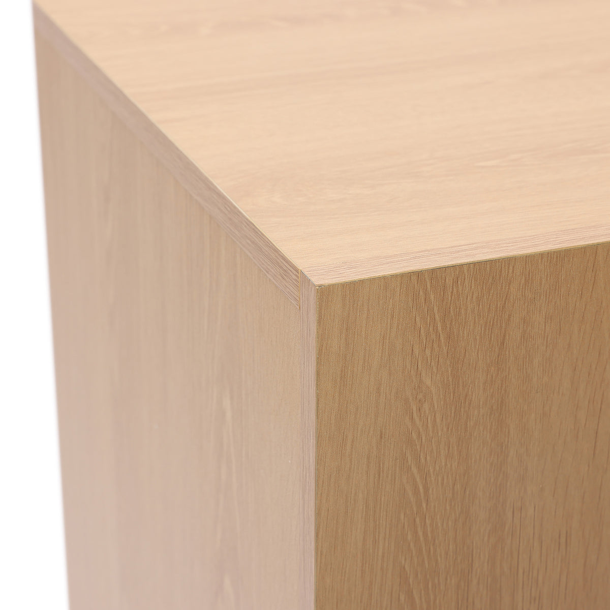 Malu 2-Door Wood Storage Accent Cabinet, Natural, 31"